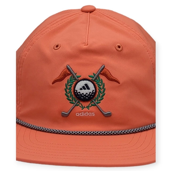 New Mens Adidas Retro 5 Panel Snapback Cap Hat - Picture 2 of 5